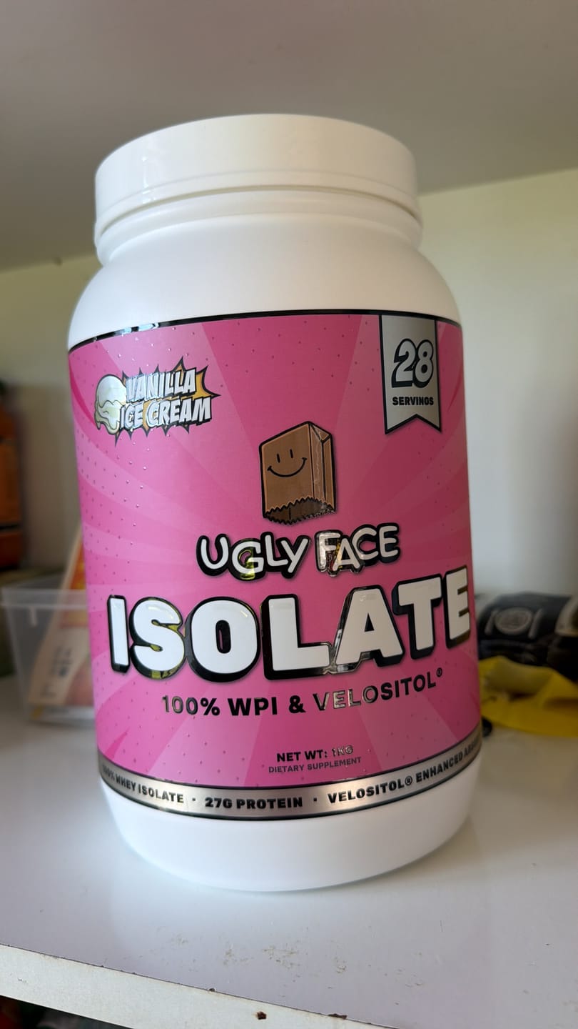 Customer photo review of UGLYFACE®  ISOLATE PROTEIN V2.0