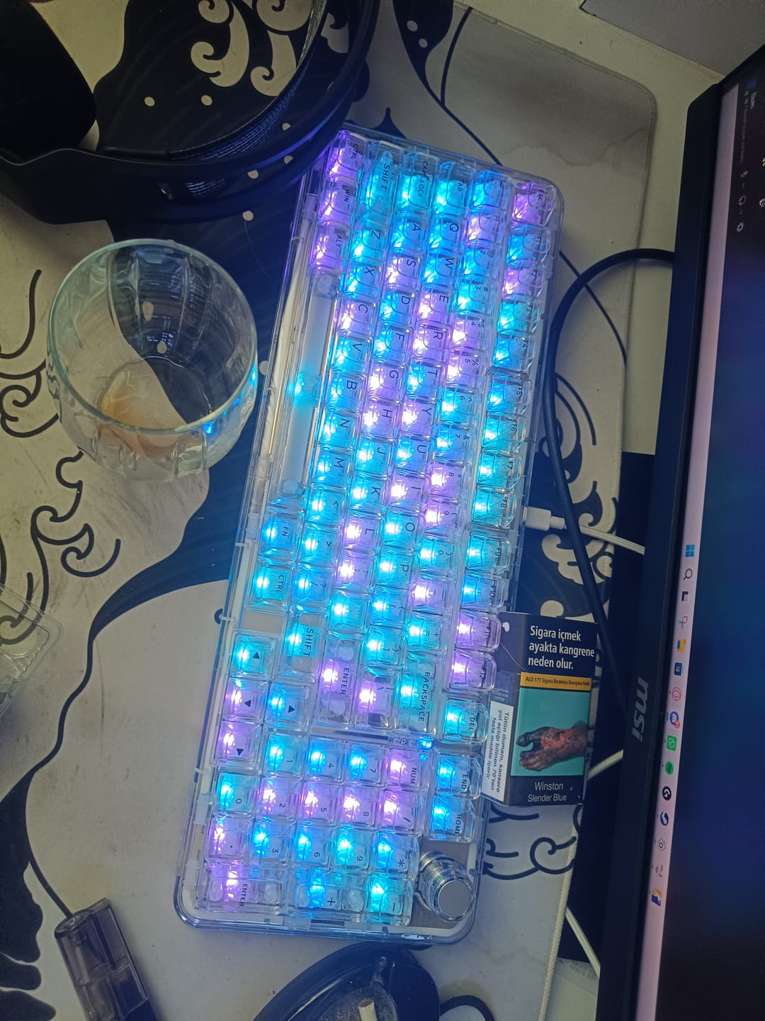Customer photo review of YUNZII X98 Mekanik Klavye