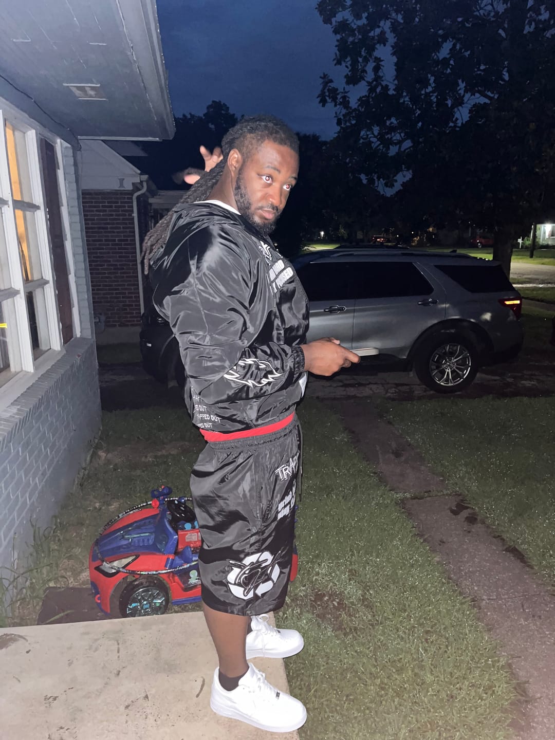 Customer photo review of Windbreaker Jackets - Black