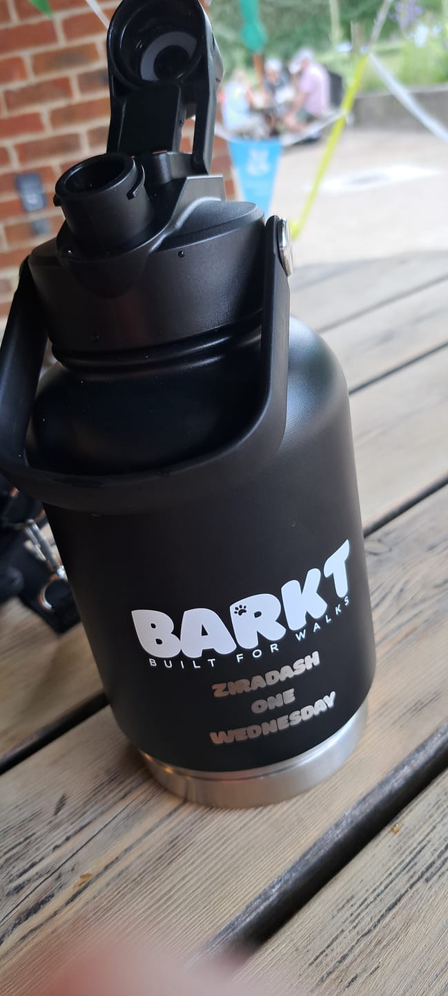 Customer photo review of Barkt Bottle & Bag - Special Edition Barkt Black