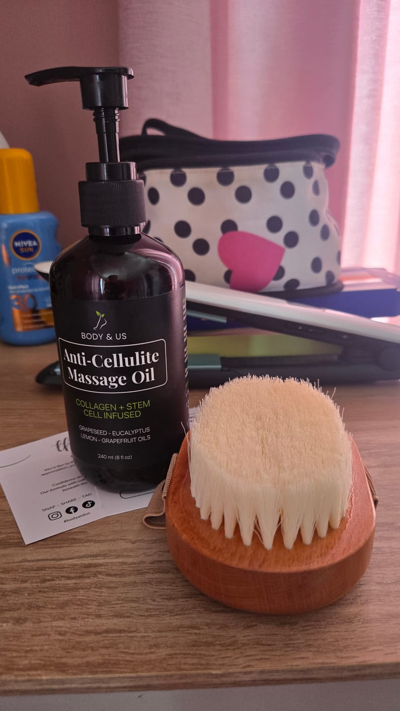 Customer photo review of Body For Us Anti-Cellulite Massage Oil
