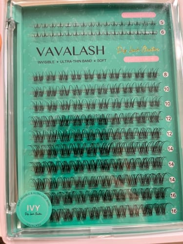 Customer photo review of IVY Lash Clusters