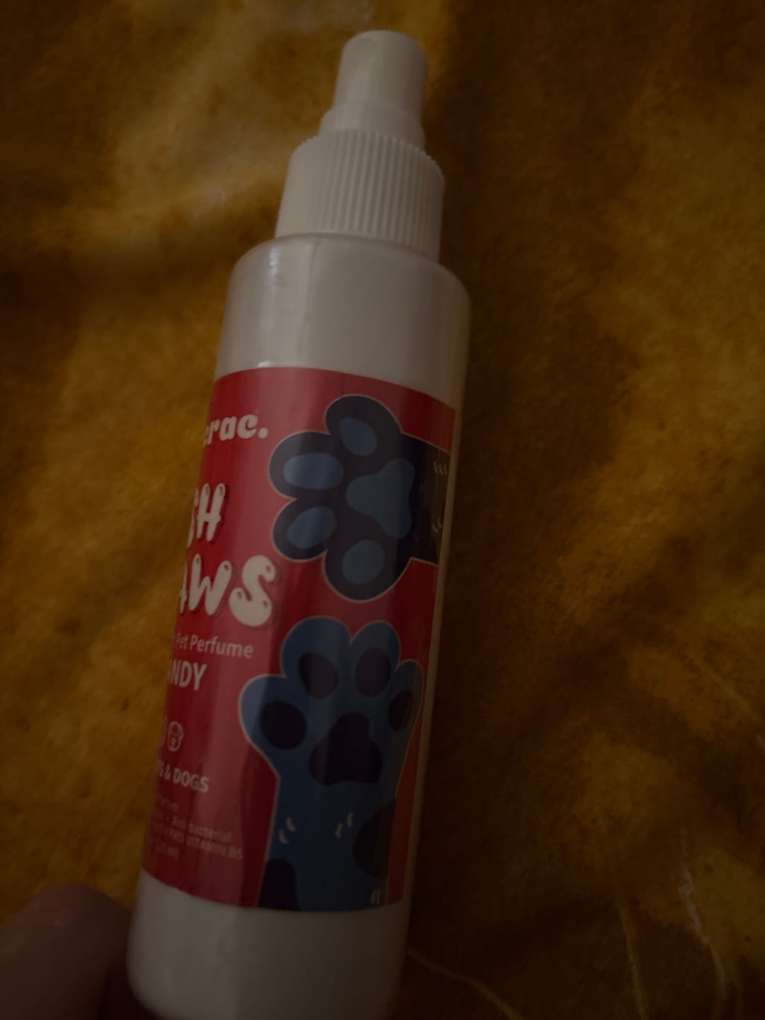 Customer photo review of Lush Paws Pet Perfume- Candy 100ml