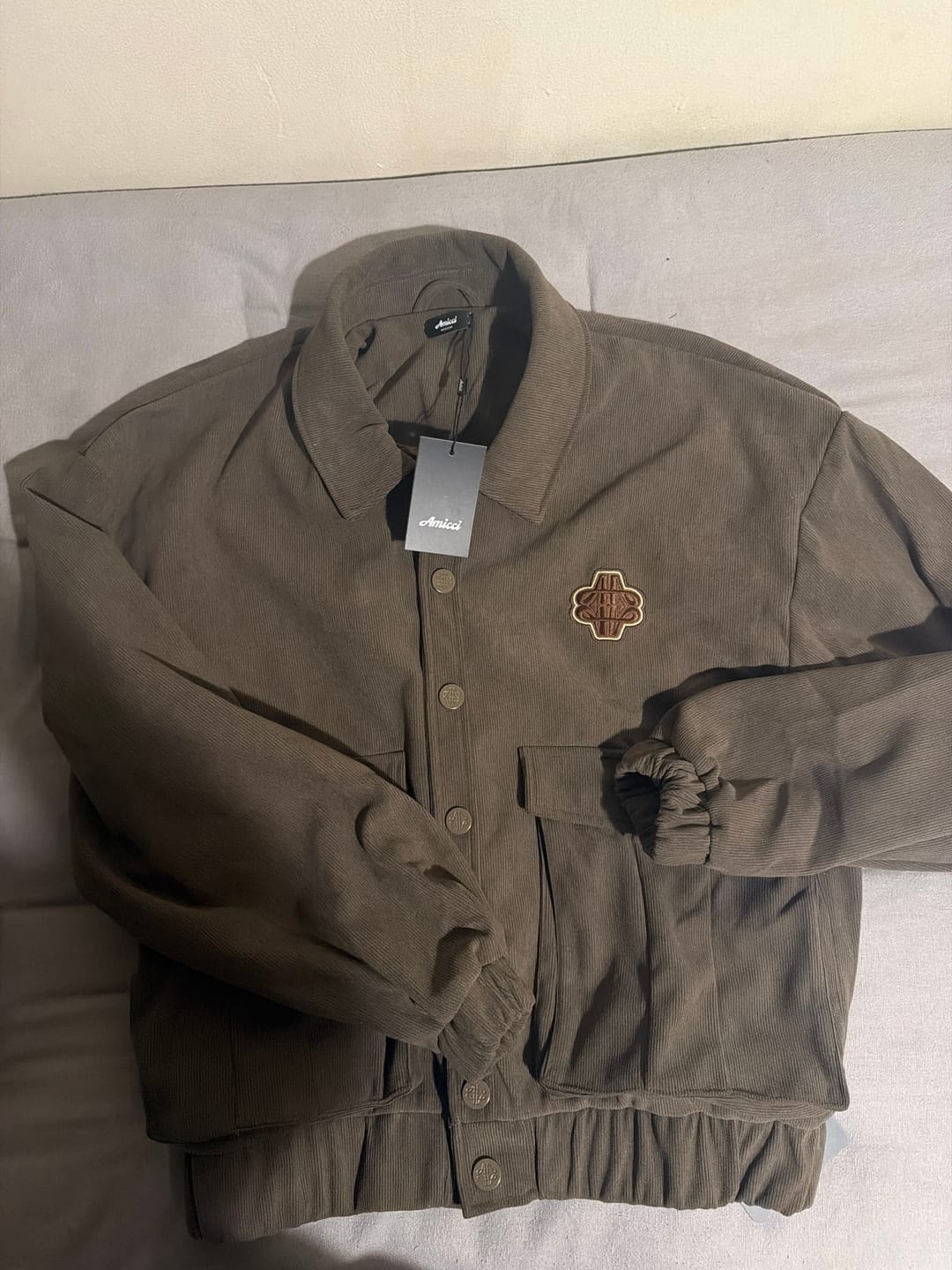 Customer photo review of Tatum Brown Needle Cord Jacket