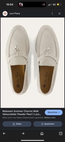 Customer photo review of summer charm walk loafer powder pearl suede