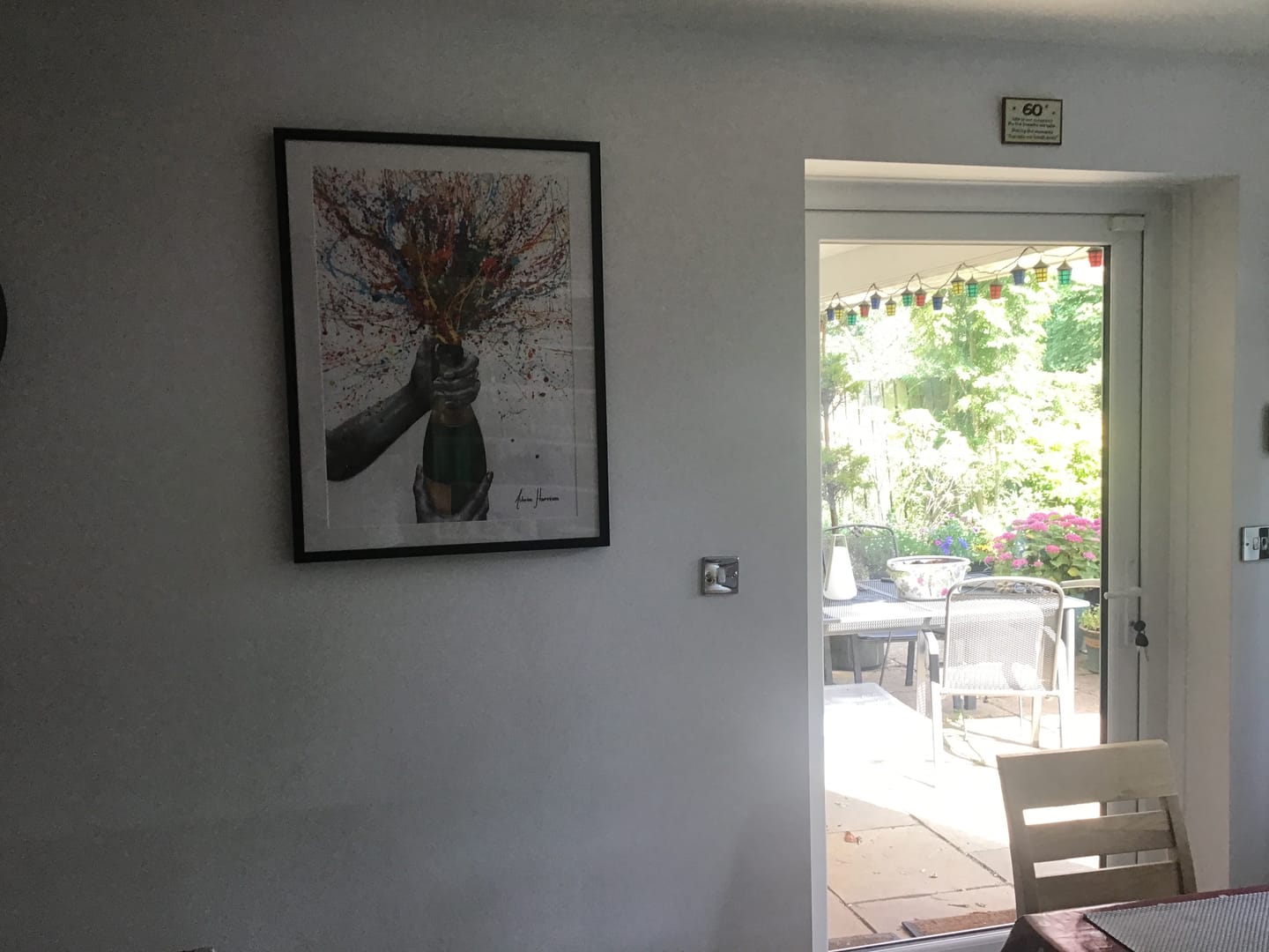 Customer photo review of Bottle Of Nostalgia Framed Art Print