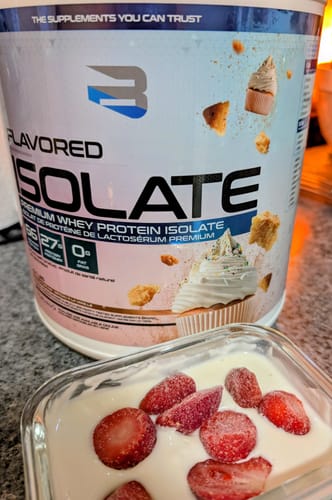 Customer photo review of Flavored Isolate