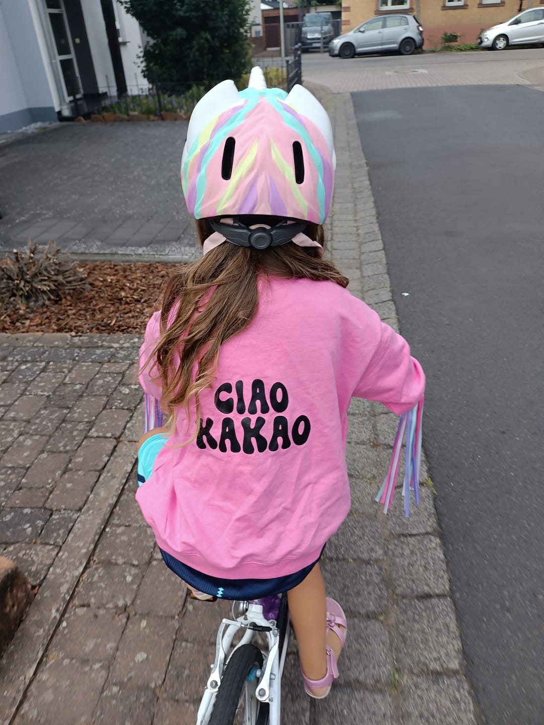 Customer photo review of Rainbow Ripp Leggings