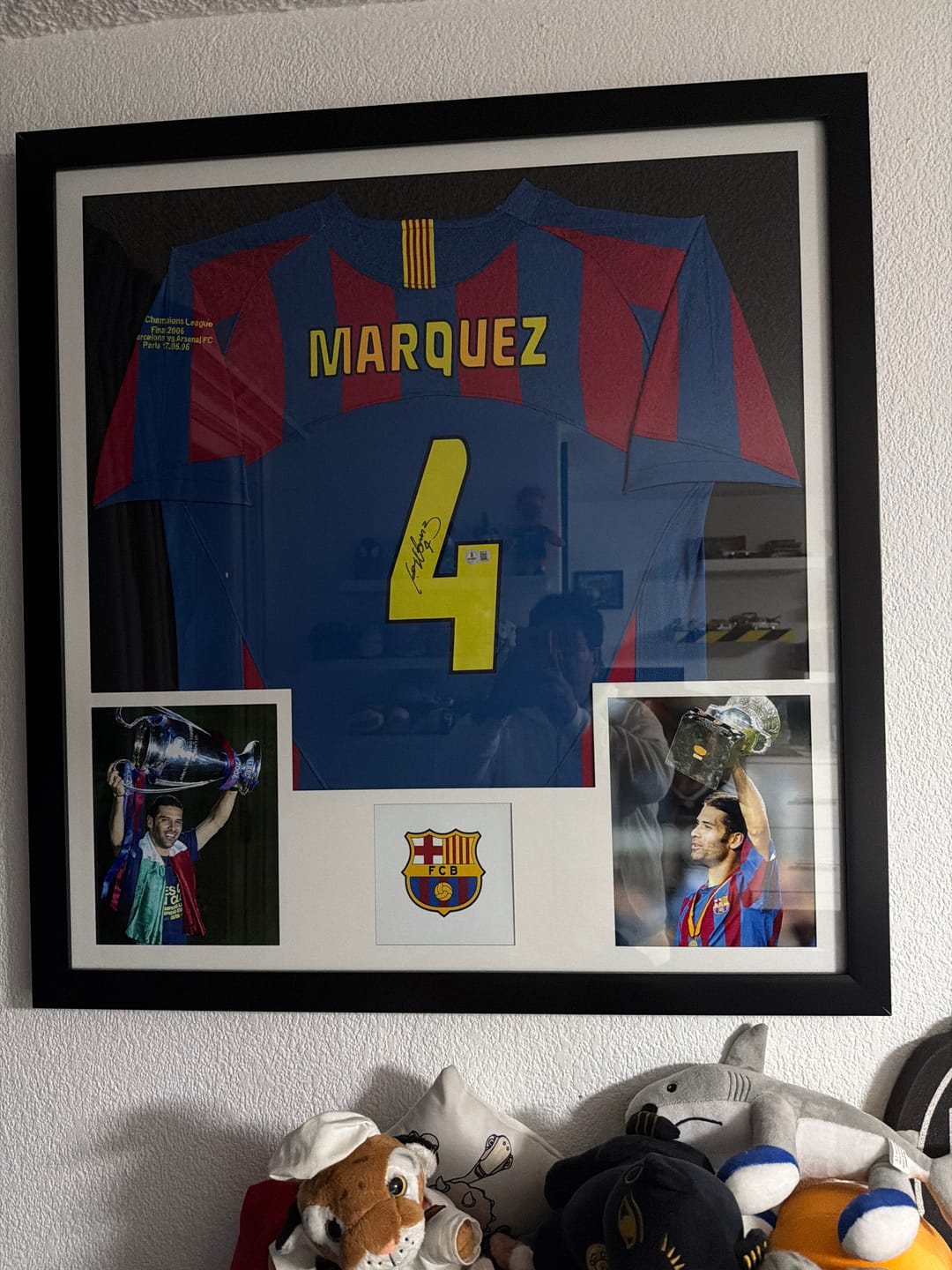 Customer photo review of Rafa Márquez - Jersey Firmado Barcelona