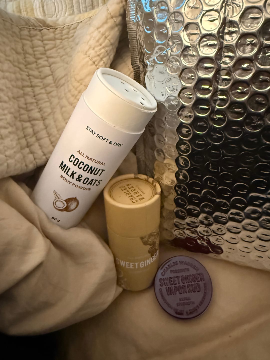 Customer photo review of Extra Strength Sweet Ginger Vapor Rub [Compact]