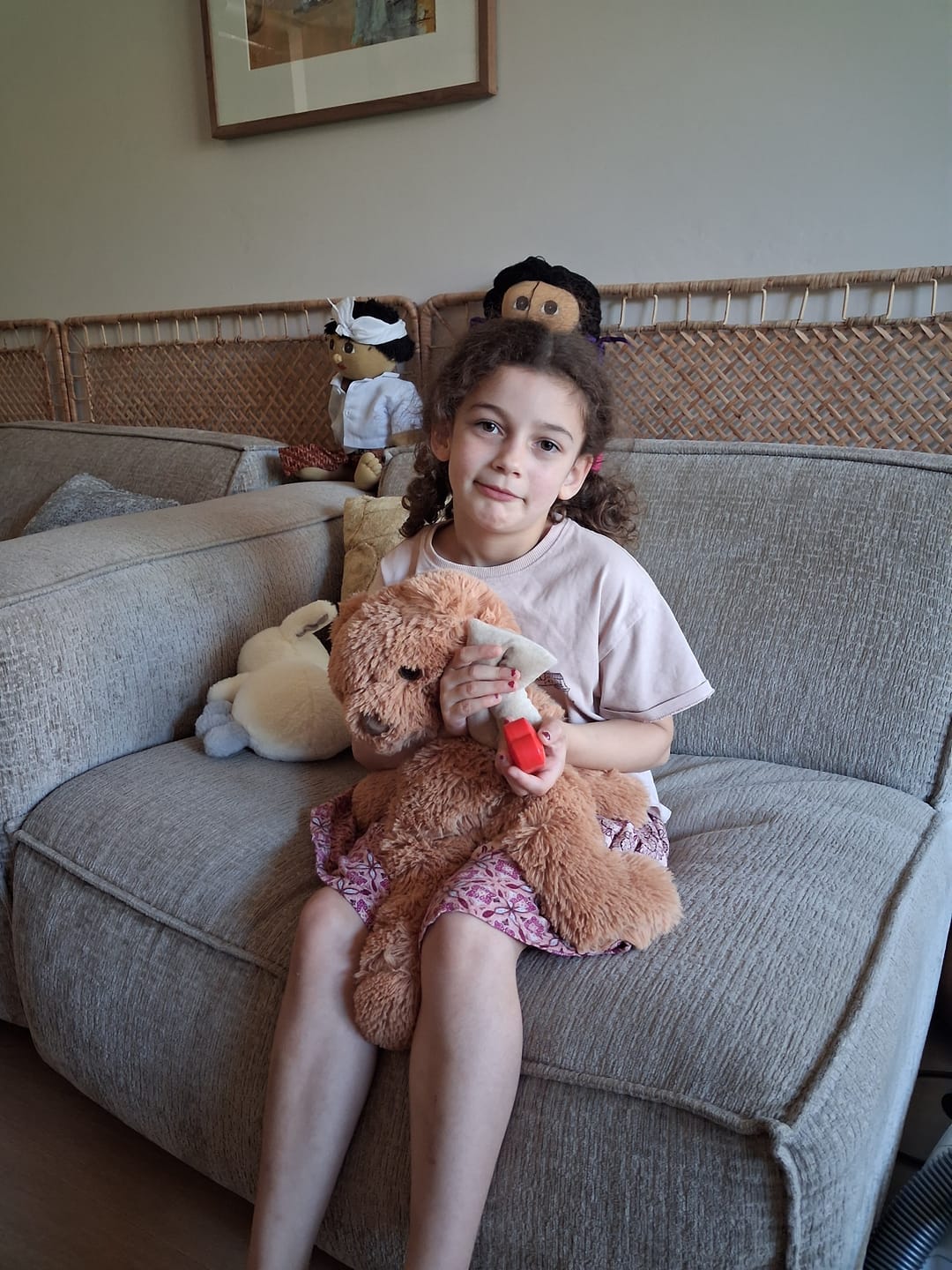 Customer photo review of Verzwaringsknuffel Teddy Beer 2,2 kg + Gratis Pittenzakje
