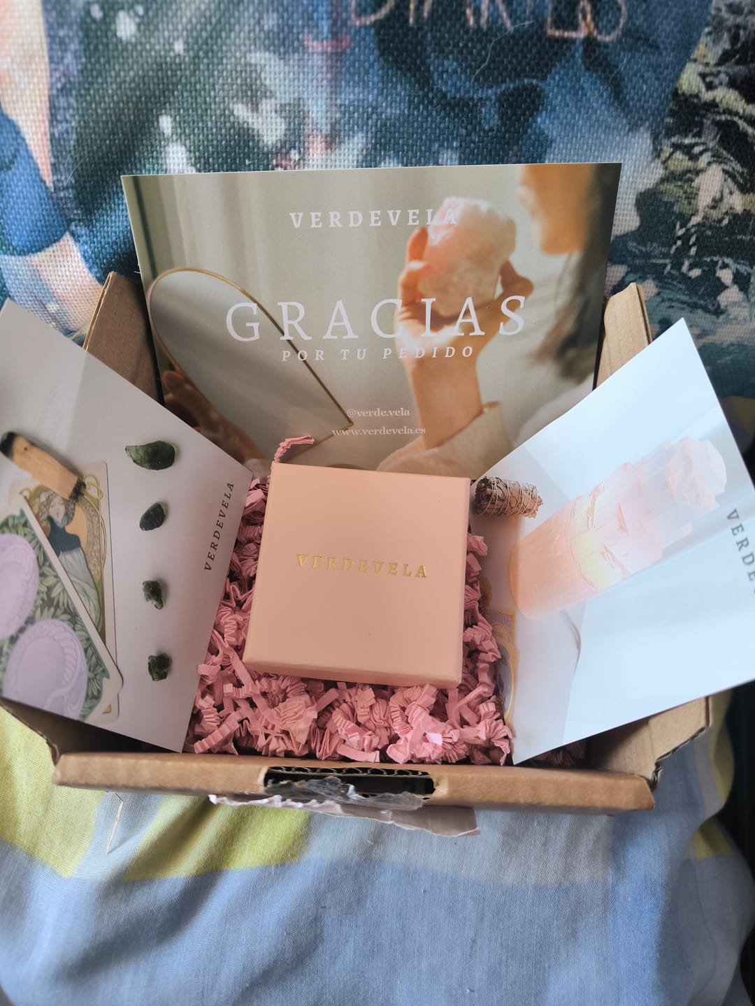Customer photo review of Colgante Moldavita Gancho | Buena suerte - Espiritualidad