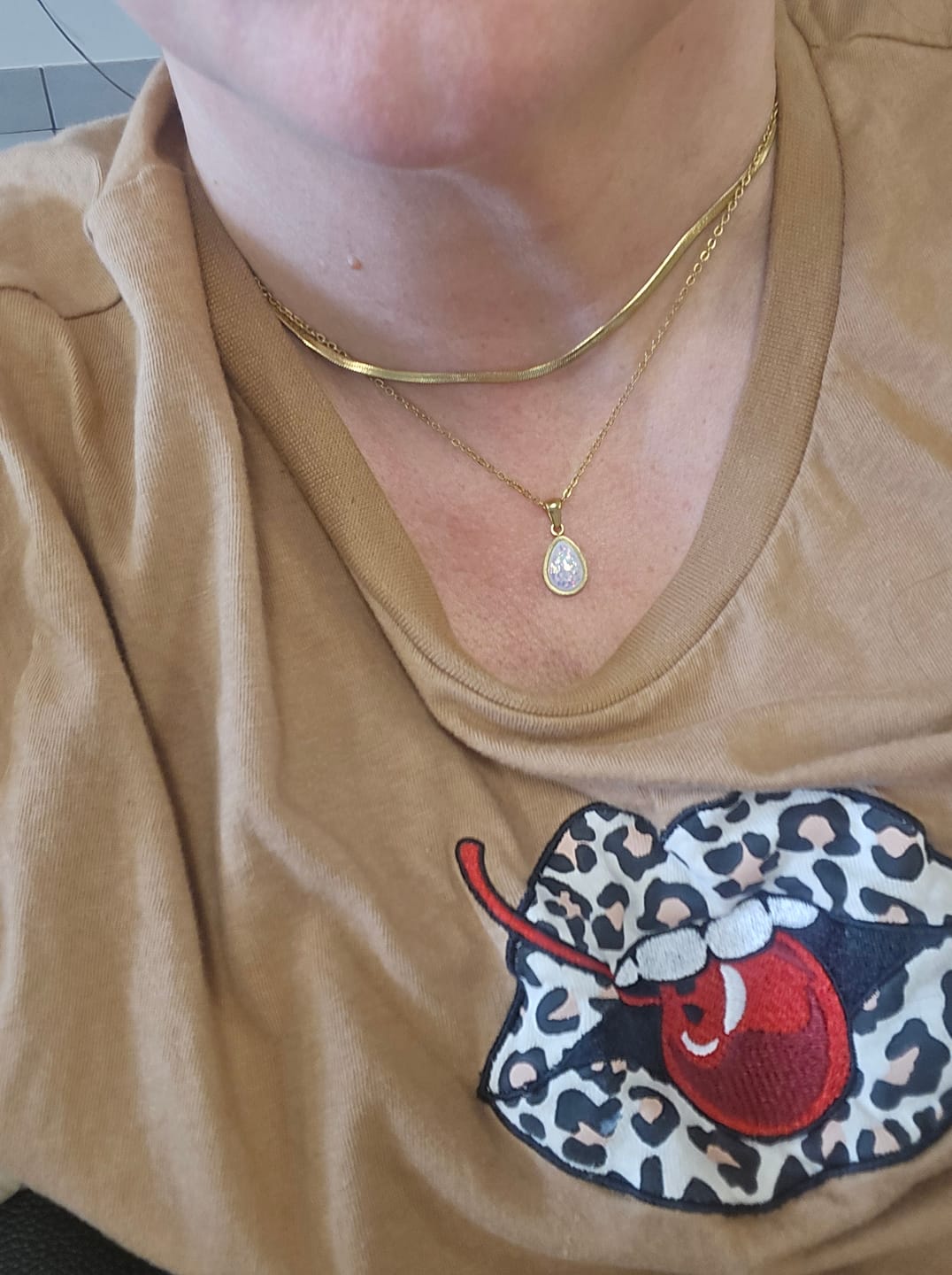 Customer photo review of Ocean Drops Necklace (Bundle)