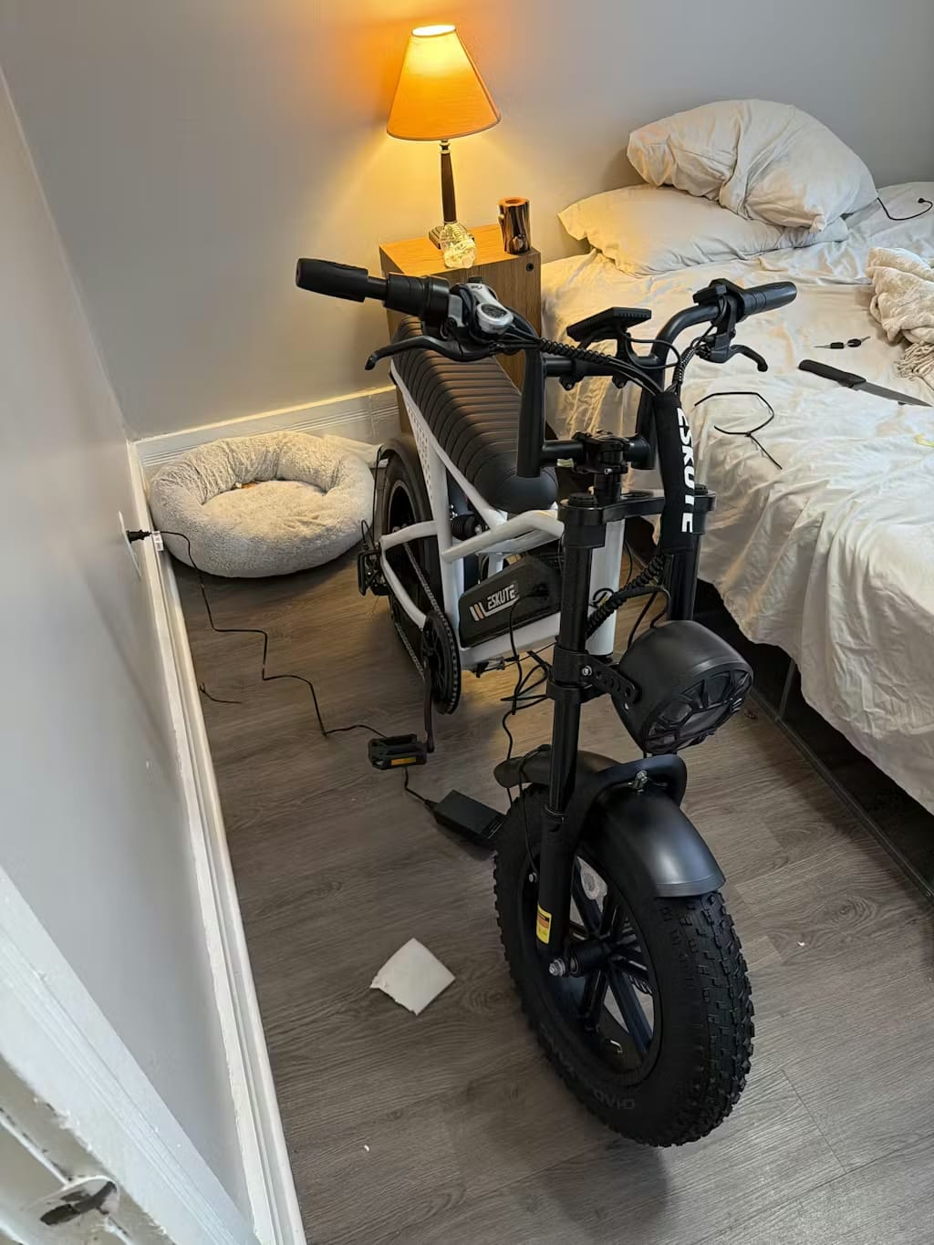 Customer photo review of Eskute® V100 16*4.0" Electric Bike for Kids&Teens