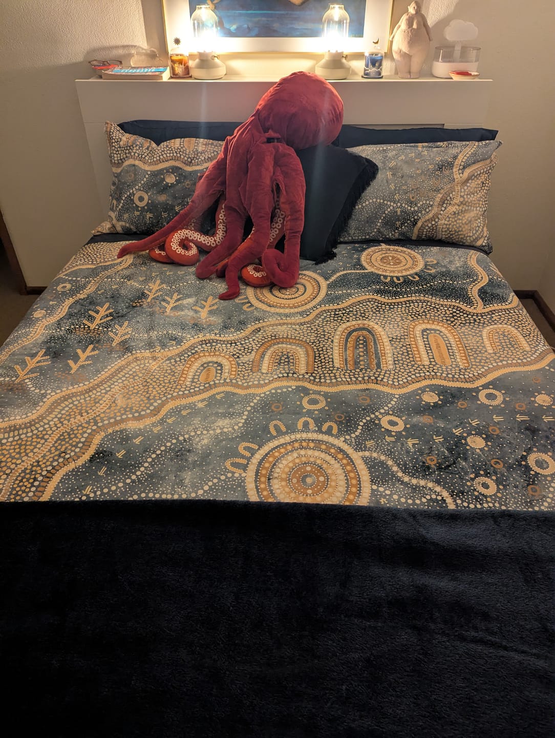 Customer photo review of Red Octopus Soft Stuffed Plush Toy