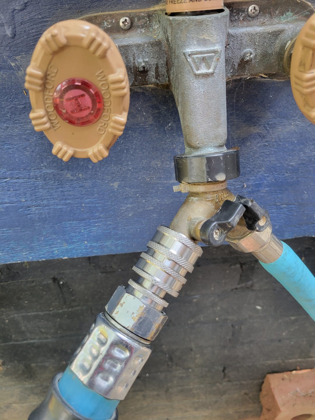 Customer photo review of Stainless Quick Connect Kit