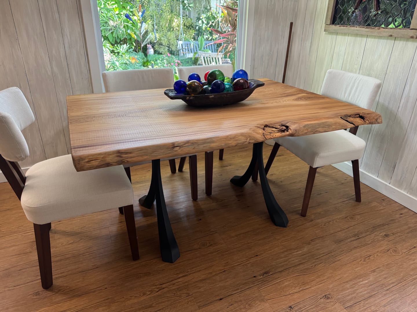 Customer photo review of Table Legs 421 Xeni 28.2" H X-Shaped Metal Dining Furniture