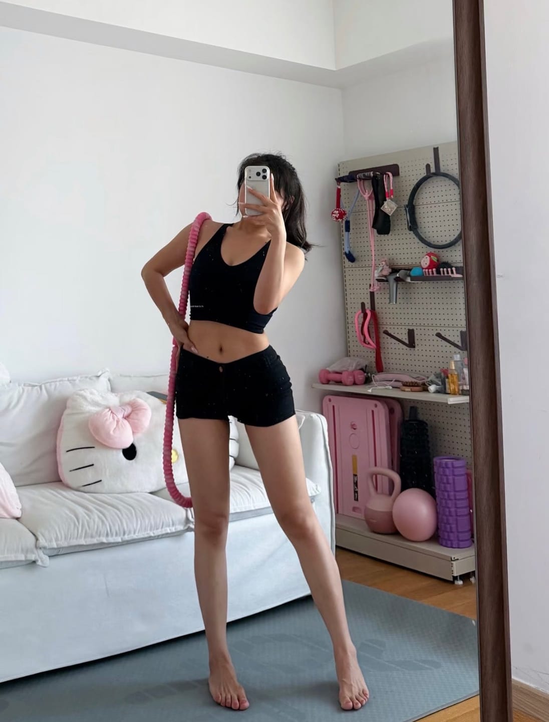 Customer photo review of SlimHoop ™ | Soft Weighted Fitness Hoop