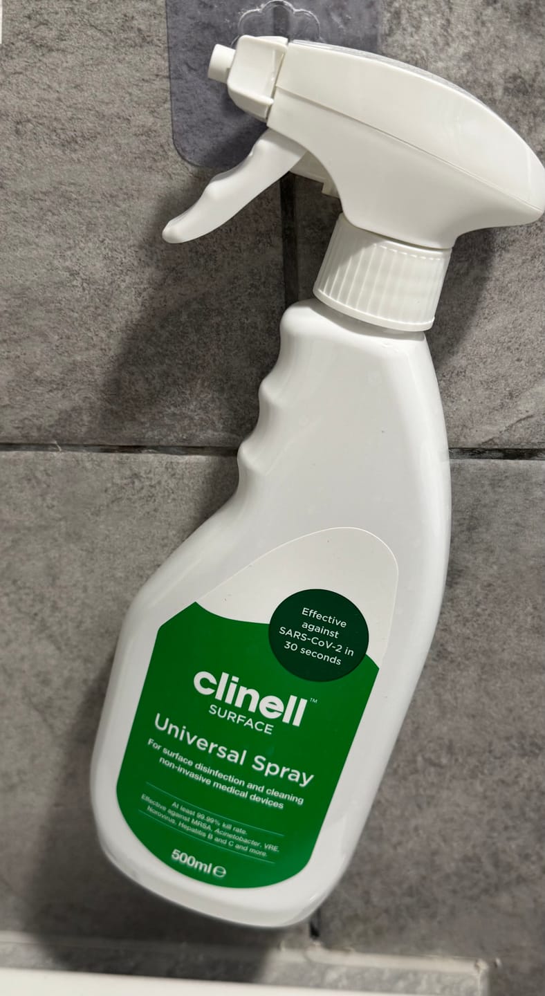 Customer photo review of Clinell Universal Spray 500ml