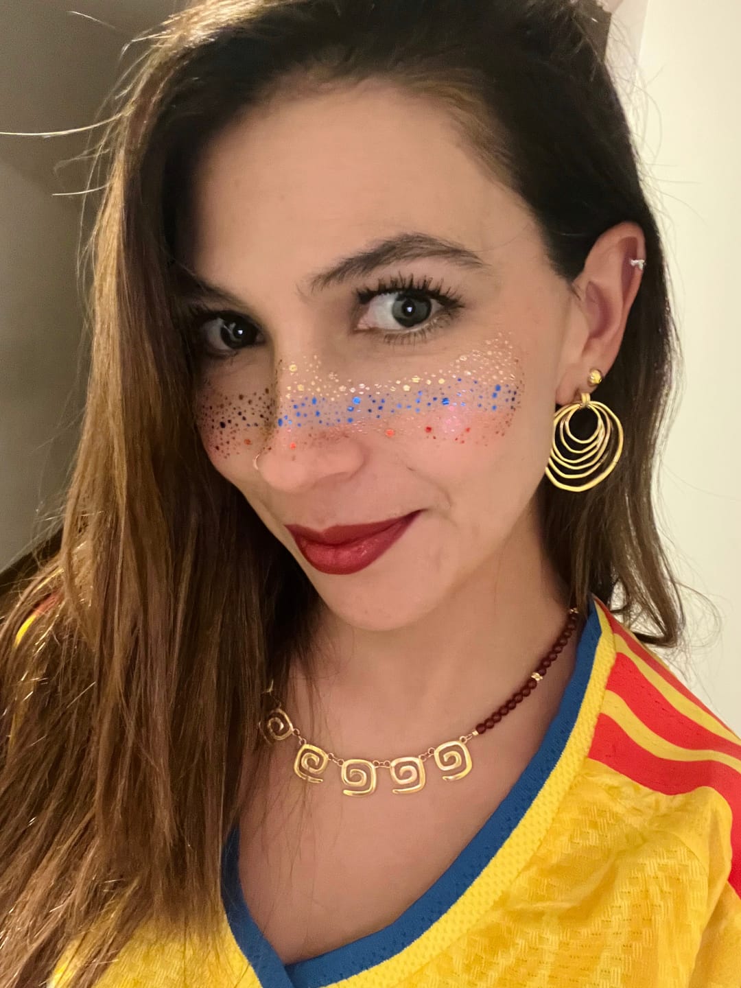 Customer photo review of Stickers Temporales para Apoyar la Tricolor - Nipskin®