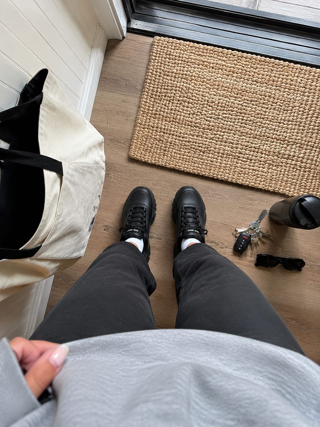 Customer photo review of Lucky Step Chunky Platform Sneakers