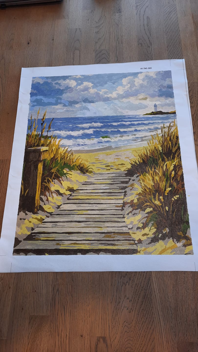 Customer photo review of Malen nach Zahlen - Sehnsucht nach Meer