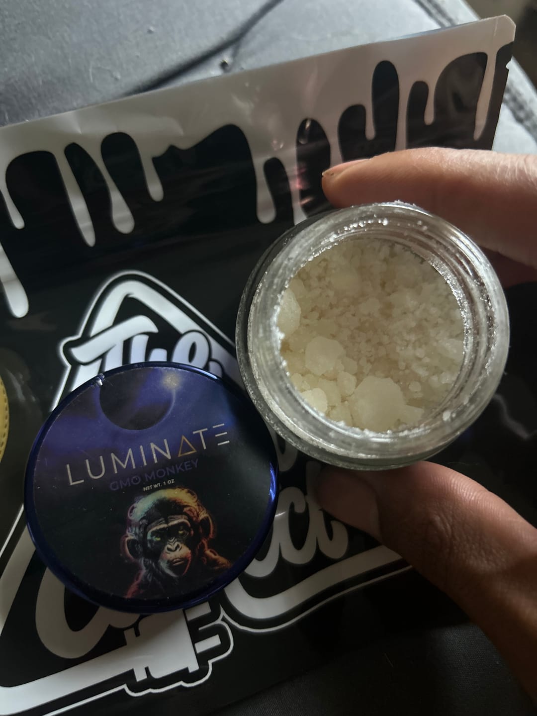 Customer photo review of LUMINATE Live Resin Sugar - 28 Grams