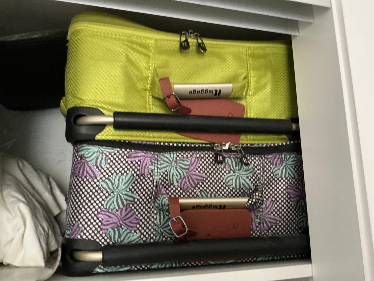 Customer photo review of Trackable Luggage Tag
