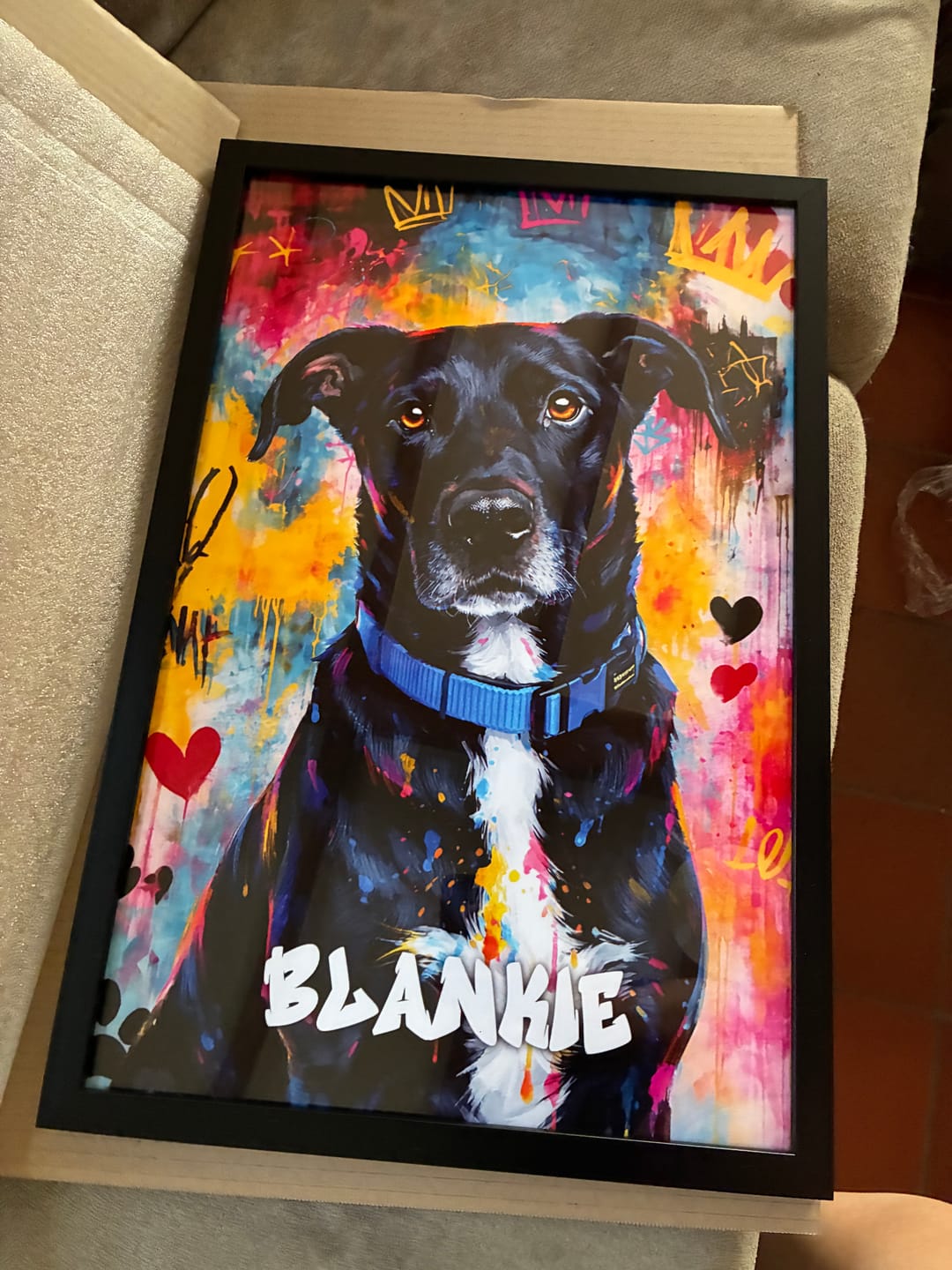 Customer photo review of Graffiti - Gepersonaliseerde Poster