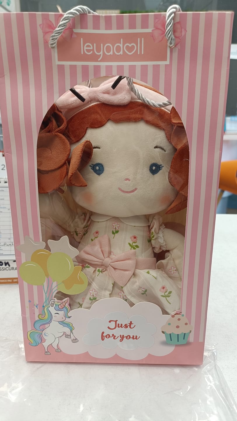 Customer photo review of Leyadoll Soft Plush Personalized Leya Doll, My First Baby Doll