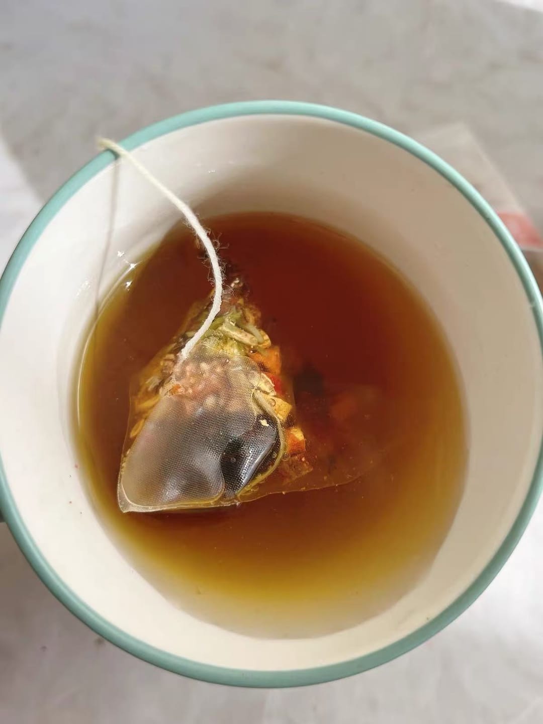 Customer photo review of Minty Licorice Twist Herbal Tea