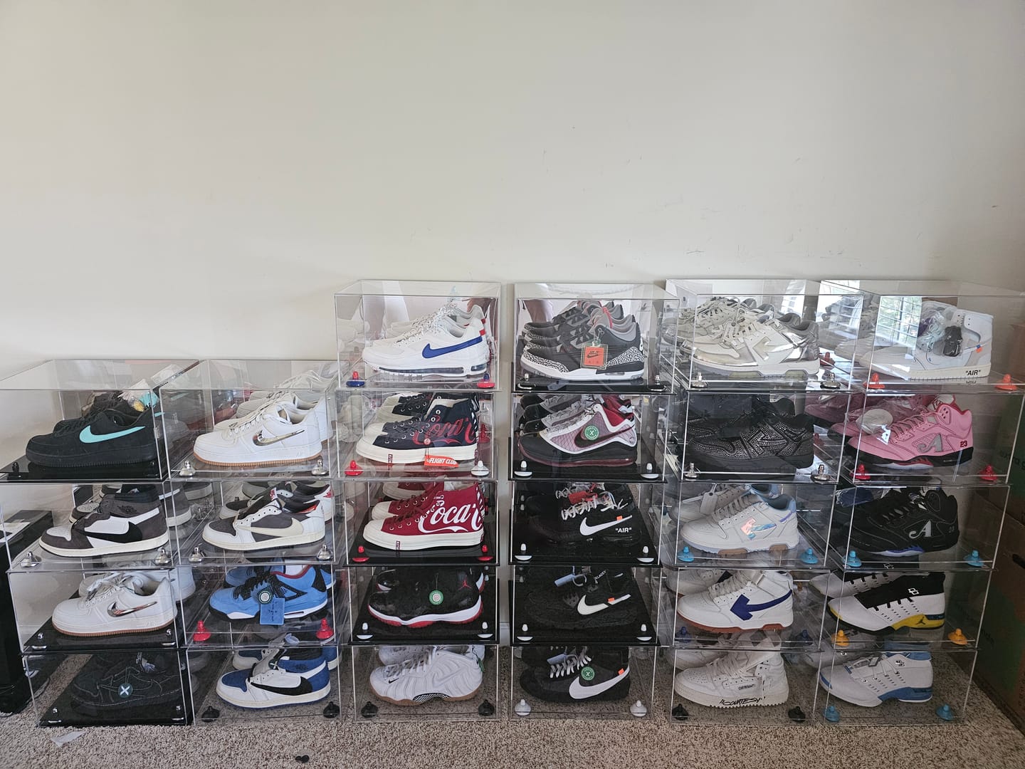 Customer photo review of Basketball Shoe Pair Display Case 15.25 X 12 X 9 Mirror (A082/V13)
