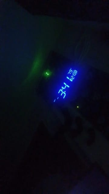 Customer photo review of 16" LED Digital Wall Clock with Remote