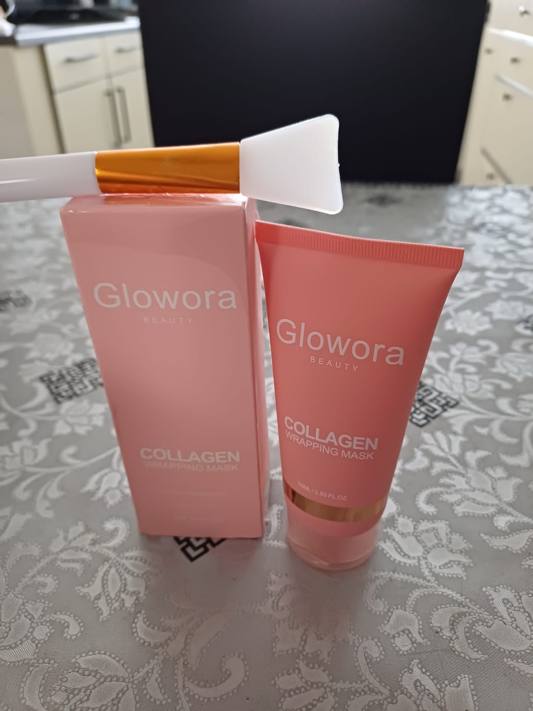 Customer photo review of Bio-Collageen Masker + Kwast