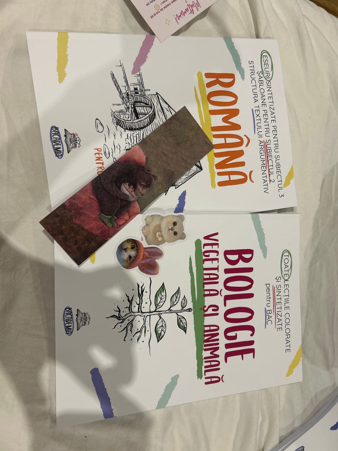 Customer photo review of Pachet Bacalaureat (Română + Biologie vegetală și animală clasele IX-X) Bacademia