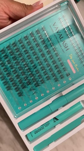Customer photo review of IVY Lash Clusters