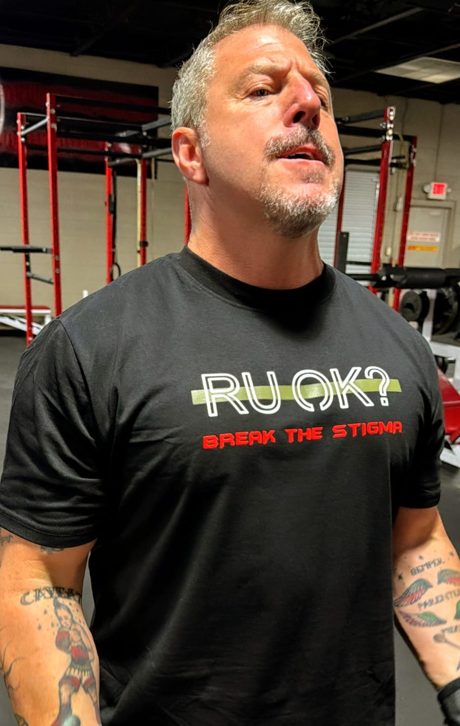 Customer photo review of Stigma Breaking Unisex Tee- Green Line