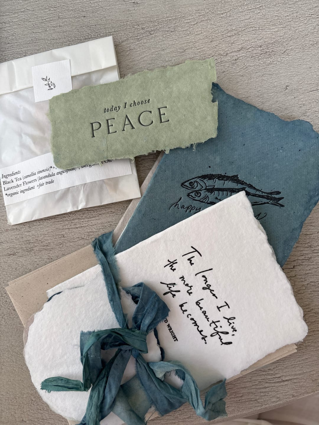 Customer photo review of Monthly Artisan Card Subscription