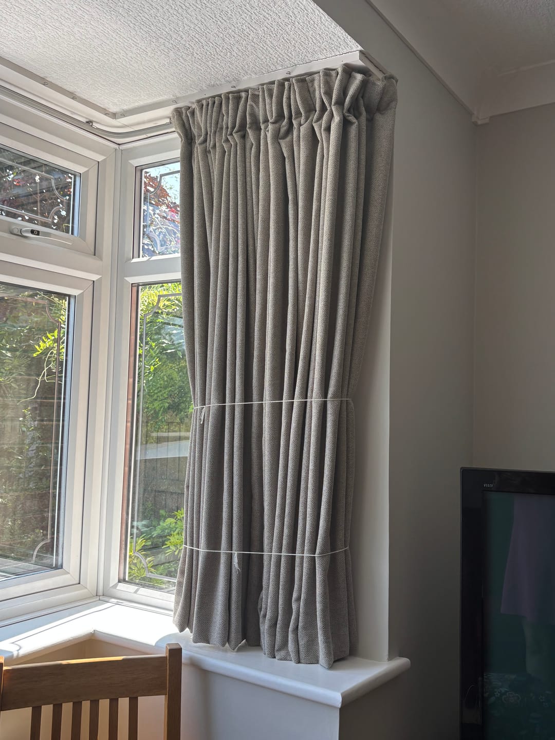 Customer photo review of Plain Chenille Upholstery Fabric
