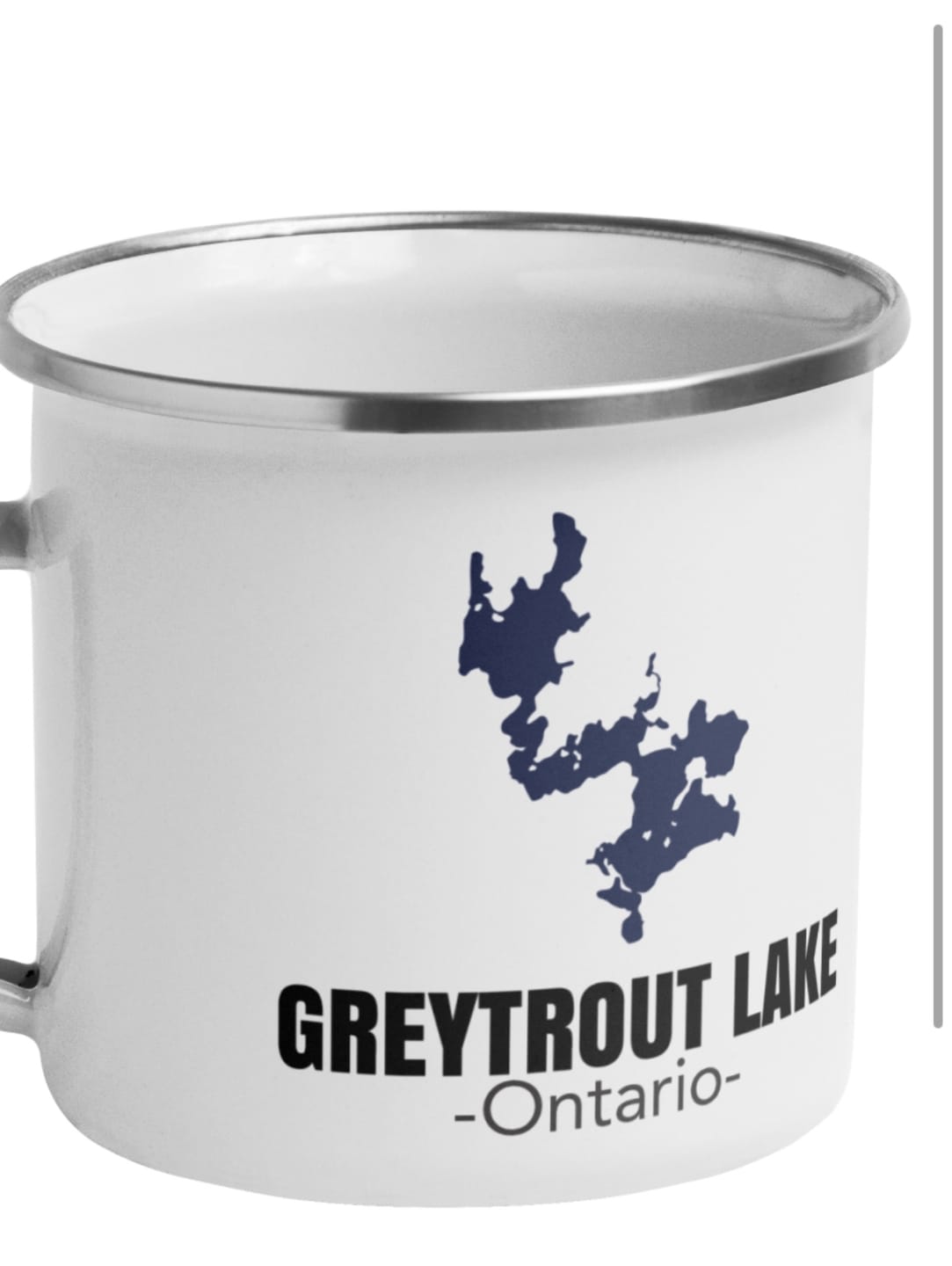 Customer photo review of Custom Lake Camping Mug