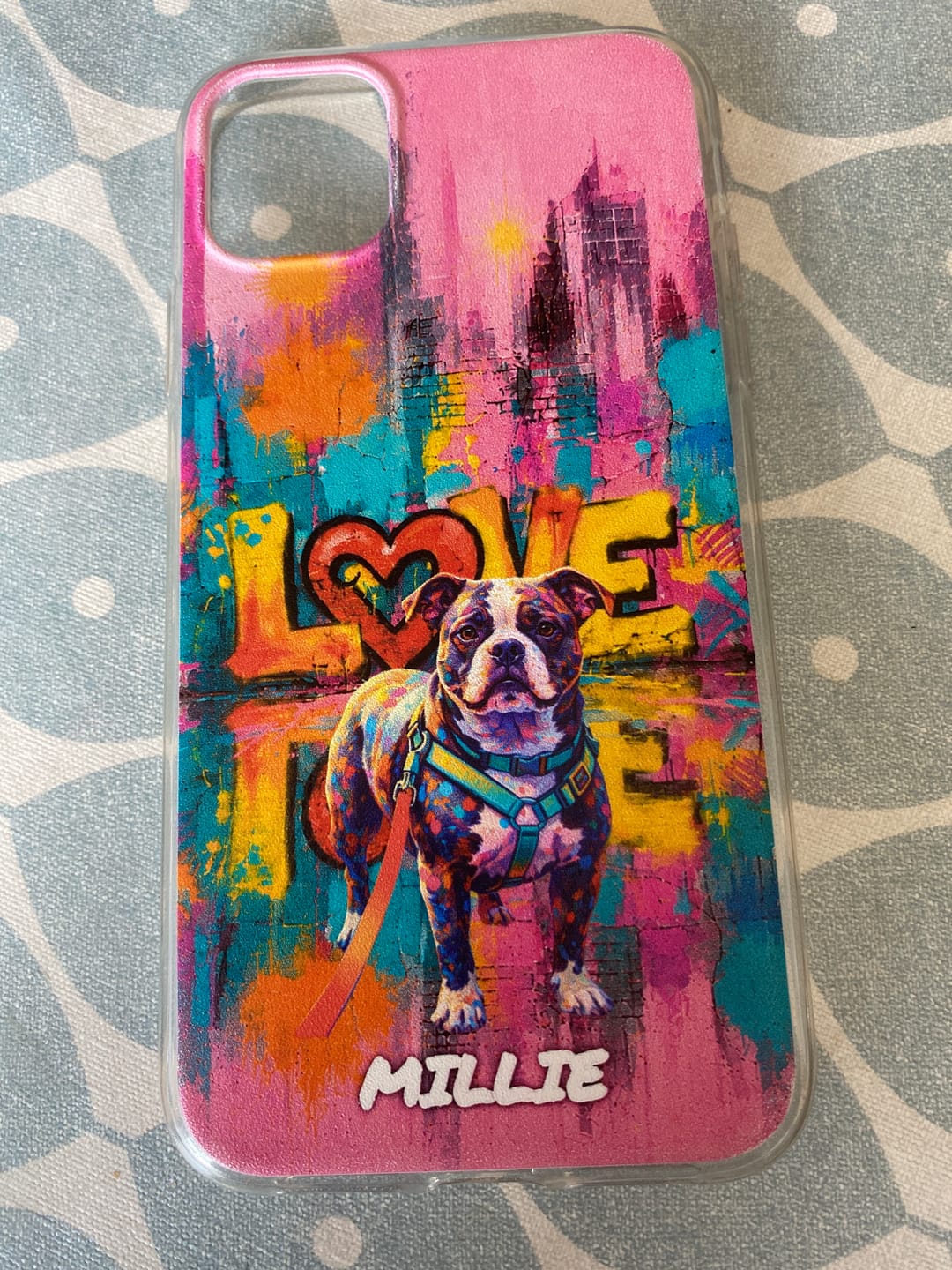 Customer photo review of Streetart - Gepersonaliseerd telefoonhoesje