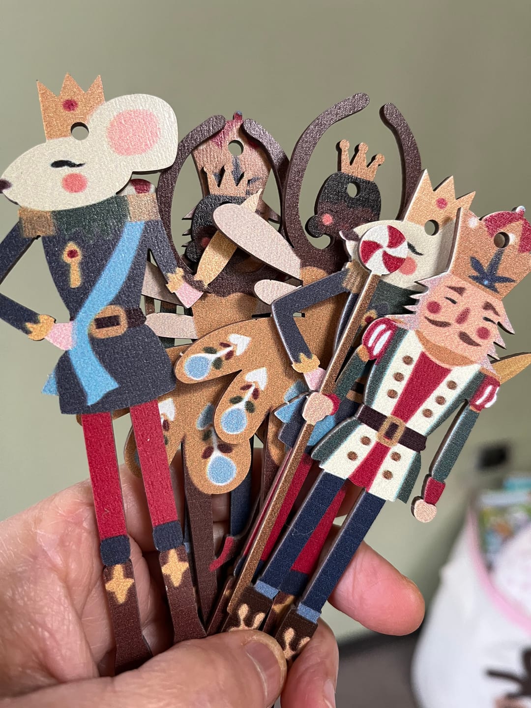 Customer photo review of Pack de 15 Figuritas Navideñas