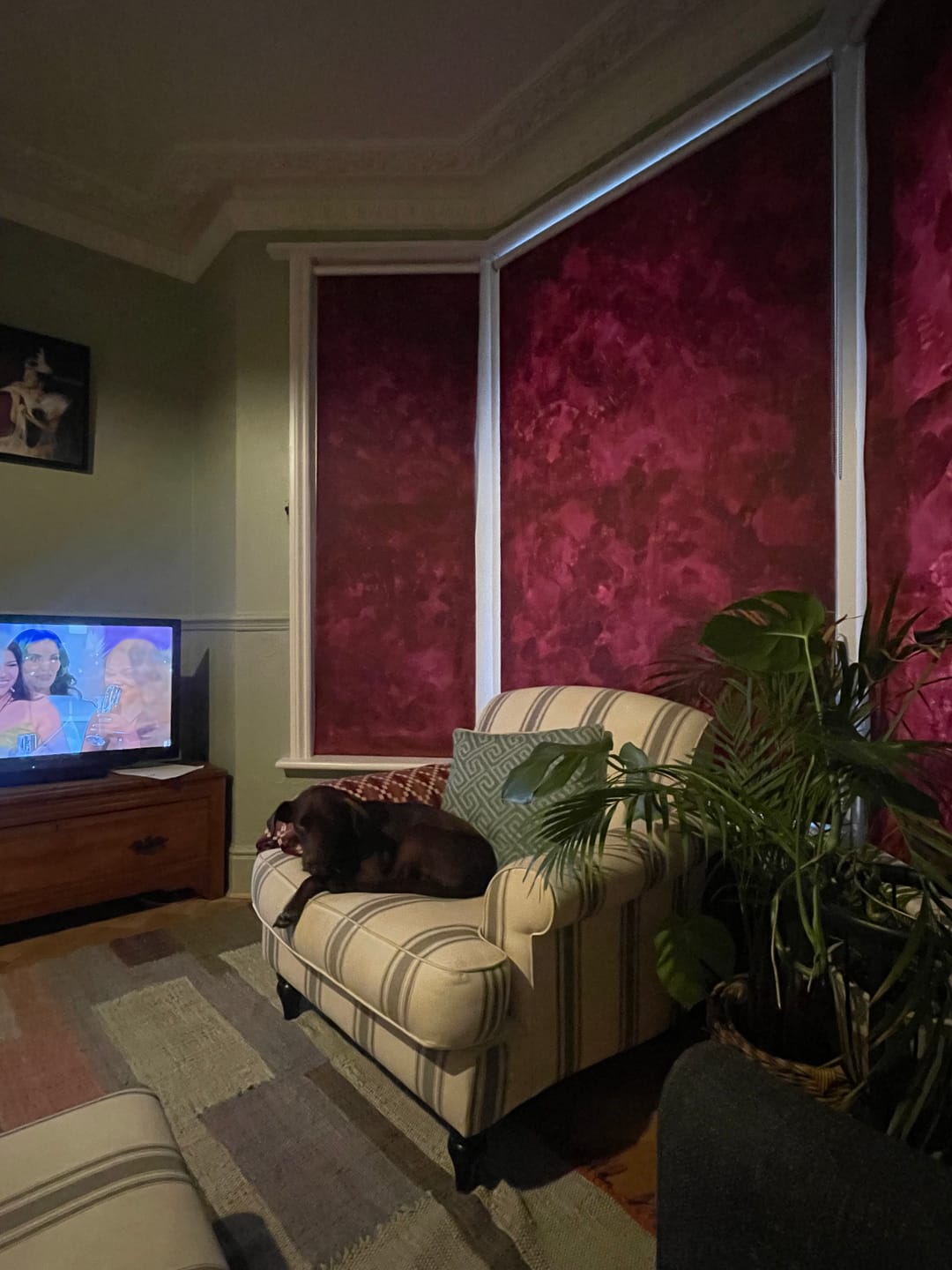 Customer photo review of Fabric Paint -- Maroon