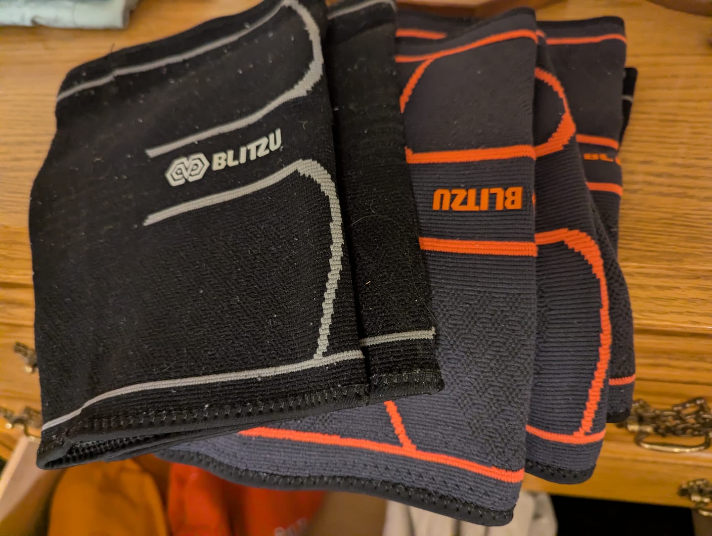 Customer photo review of Knee Sleeves for Arthritis, Bursitis, Swelling & Knee Pain, Running or Working Out