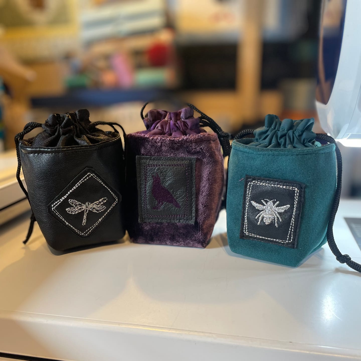 Customer photo review of Teacup Pouch Pattern
