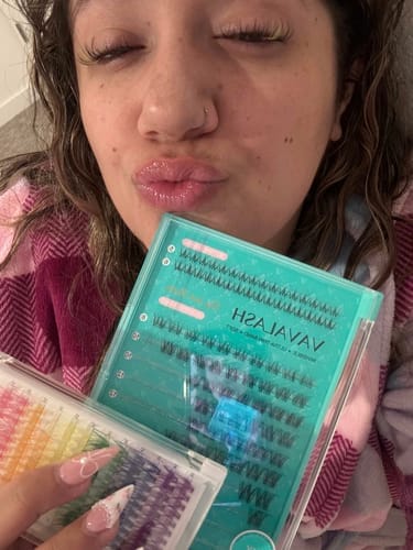 Customer photo review of IVY Lash Clusters