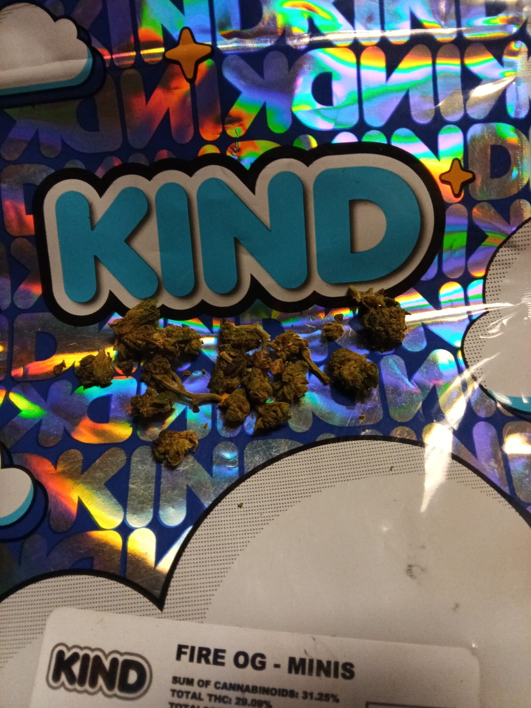 Customer photo review of Fire OG - Minis - 28 Grams - Indica