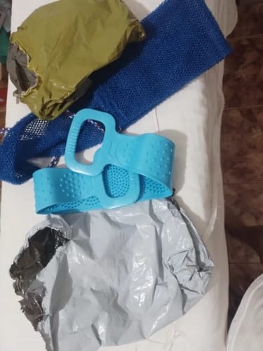 Customer photo review of African Exfoliating Body Net