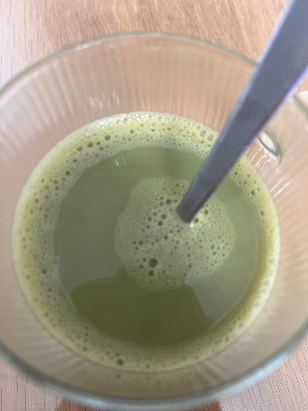 Customer photo review of Té Matcha Premium Plátano