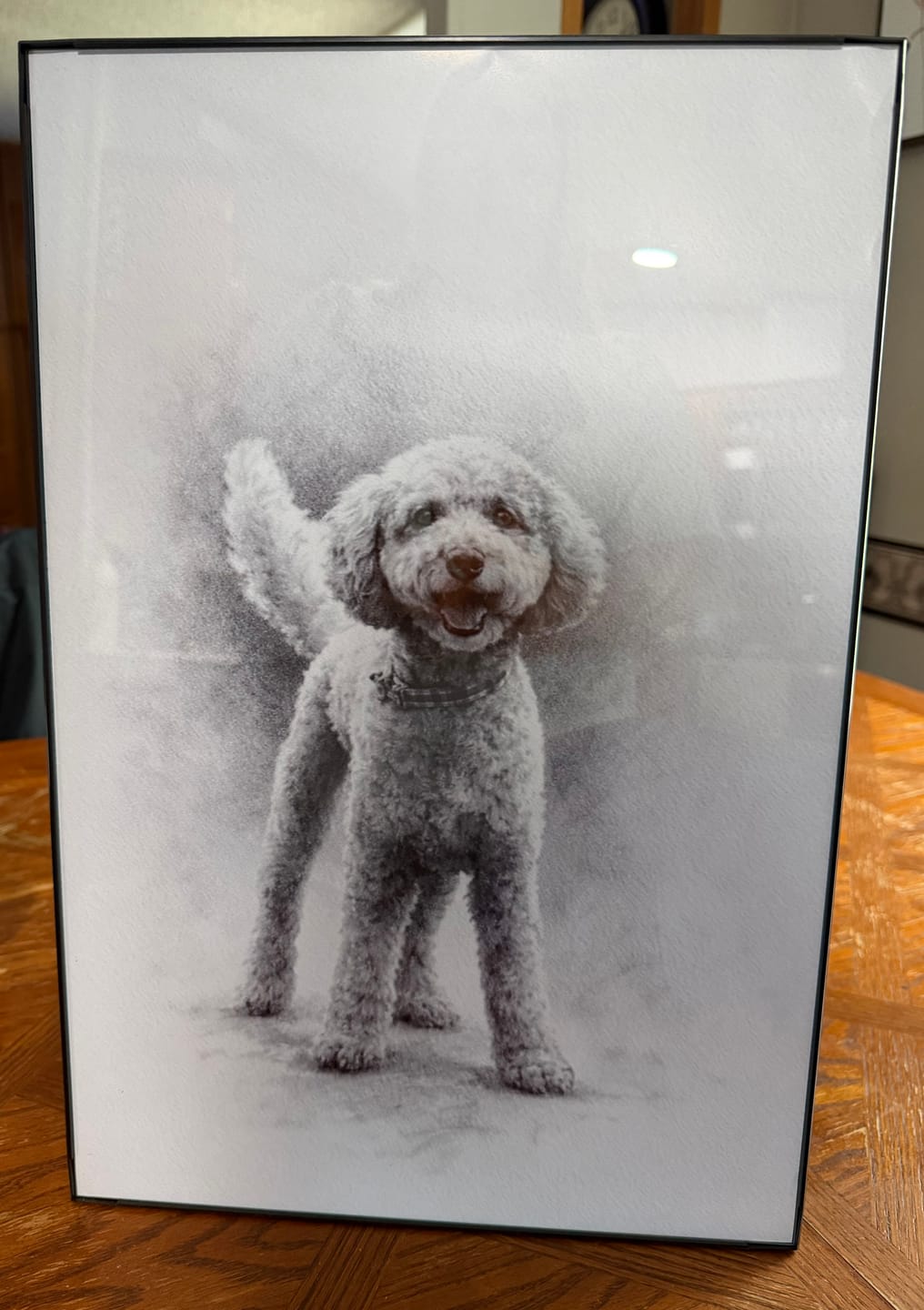 Customer photo review of Charcoal - Personalized Poster